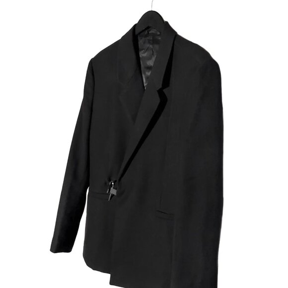 Givenchy Black U-Lock Oversized Blazer - Picture 2 of 12